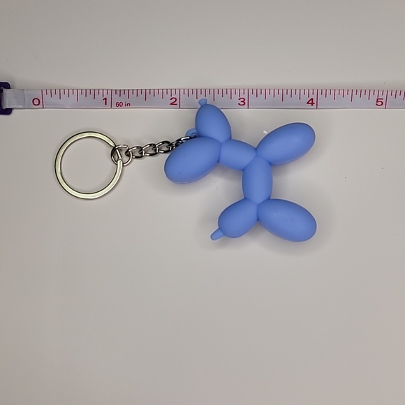 NEW, 1 PC Cute Cartoon Balloon Dog Keychain Pendant, Bag Ornament, Car Key Chain - Picture 5 of 5